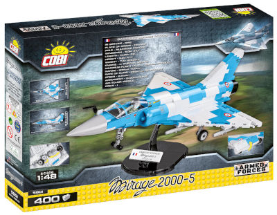 KLOCKI COBI ARMED FORCES 5801 MYŚLIWIEC MIRAGE 2000-5 400 KL.